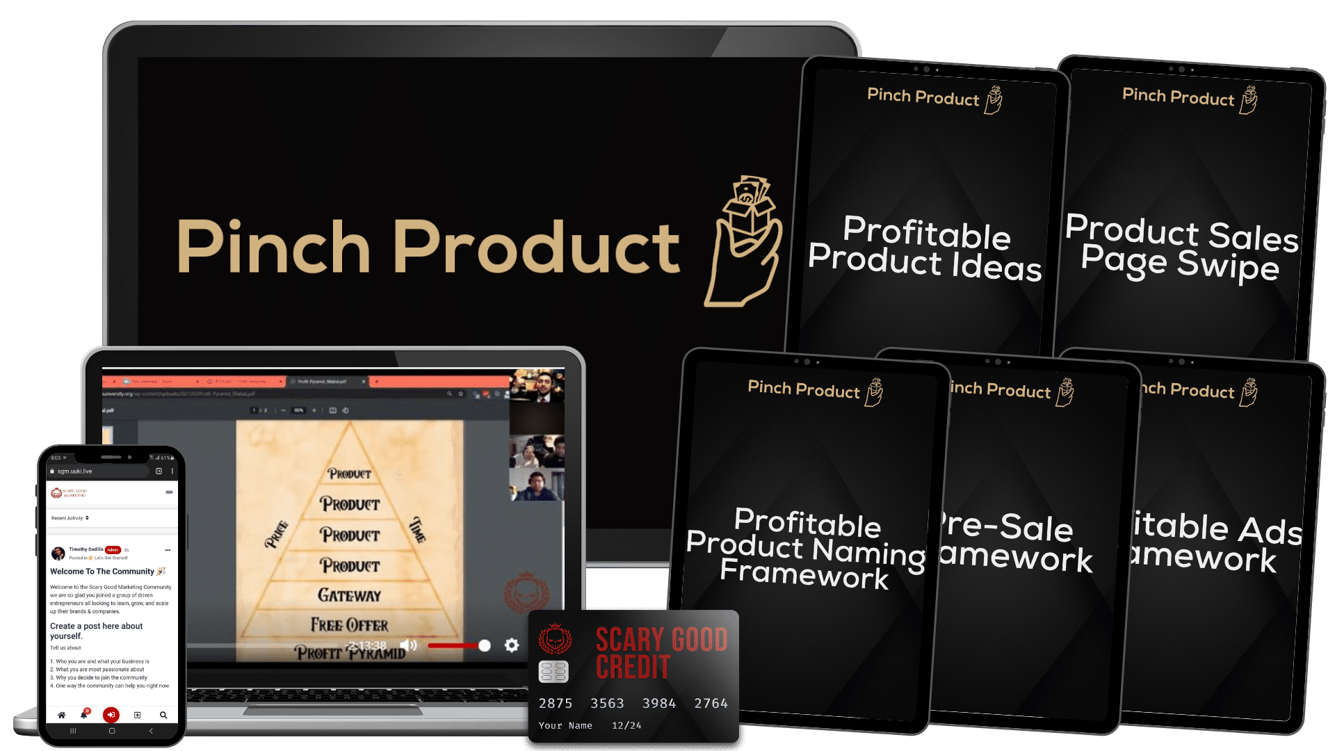 Pinch Product Mockup Main Scary Good Marketing